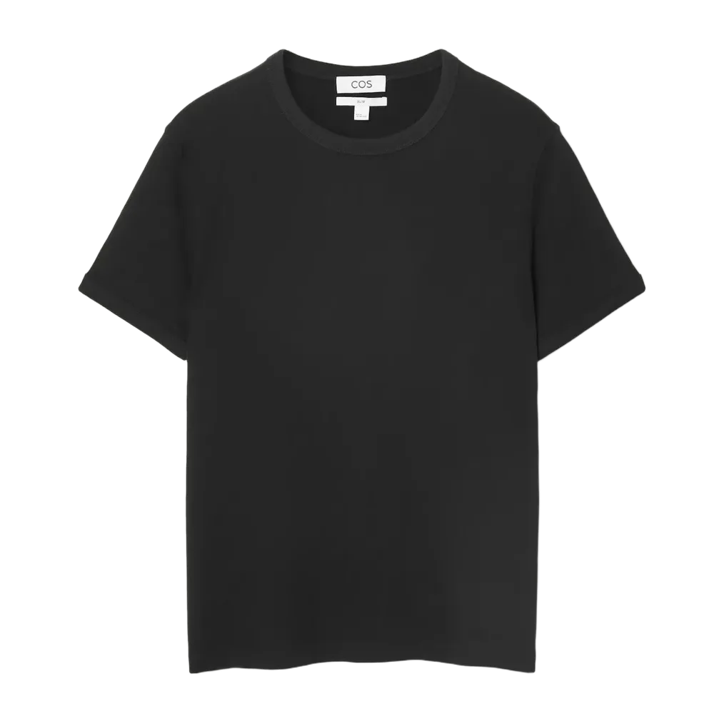 T-shirt noir détouré